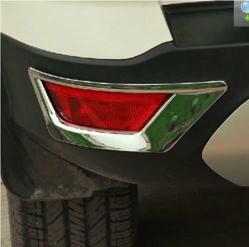 Chrome tail rear fog light decorative frame for ford kuga escape 2013 2014
