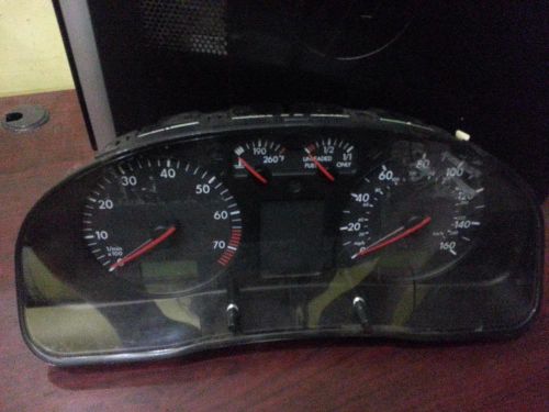 Volkswagen passat speedometer (cluster), mph, gasoline (160 mph), blue backlig