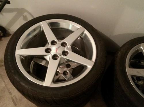 Corvette wheels and tires