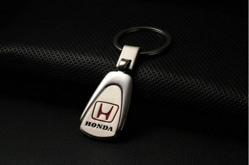 New key chain metal, leather, keychain key ring for  honda