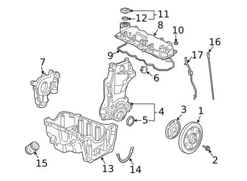 Genuine 2003-2016 honda front seal 12513-p72-003