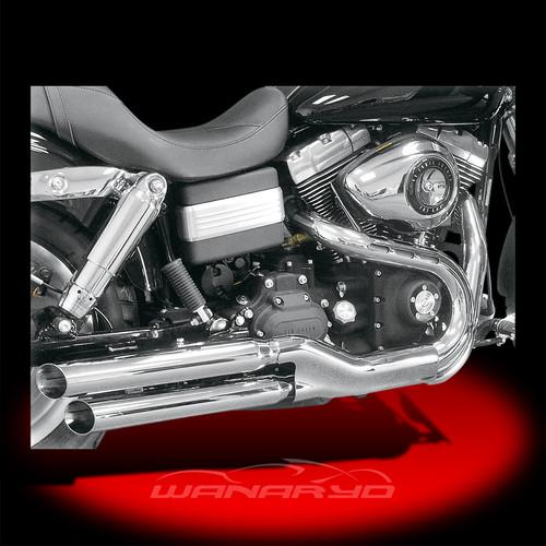 Cycle shack slip-on mufflers, slash-out for 2008-2013 harley dyna