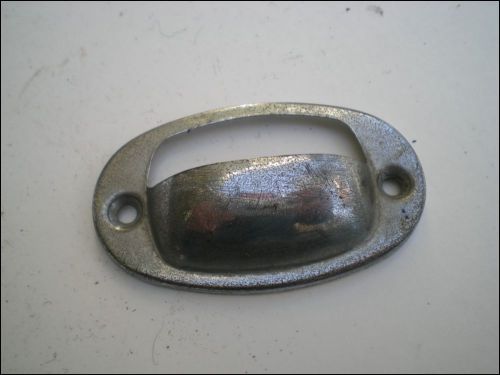 Porsche  356 b / c license light chrome bezel