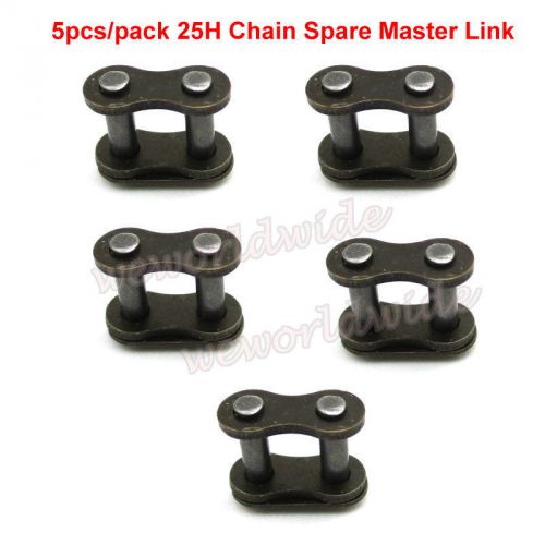 5x 25h chain master links for gas e scooter mini moto atv quad dirt pocket bike