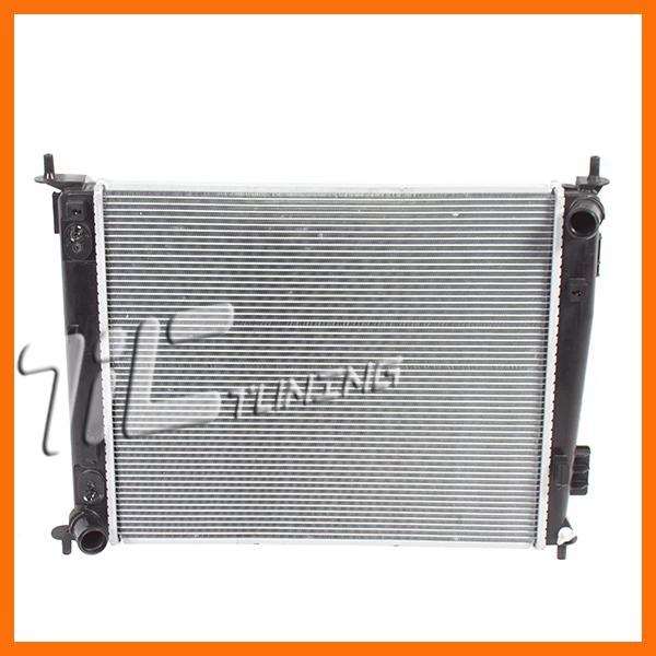 Cooling radiator aluminum core plastic tank replace for 10 11 kia soul 1.6 l4 at