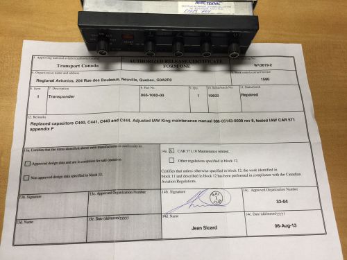 Kt-76a transponder complet kit with 24 month certification