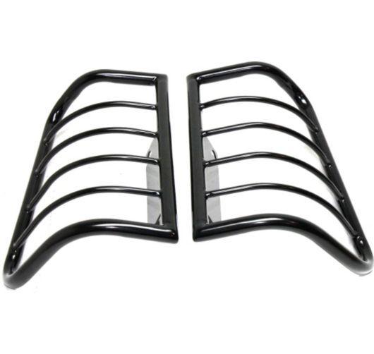 Westin set of 2 tail light guard lamp new black f150 truck styleside 39-3095