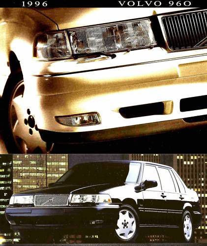 1996 volvo 960 sedan factory brochure-volvo 960 sedan