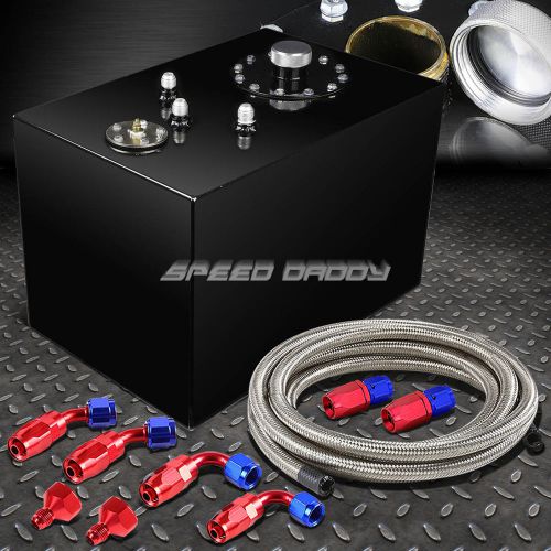 12 gallon top-feed coated fuel cell gas tank+cap+level sender+nylon line kit