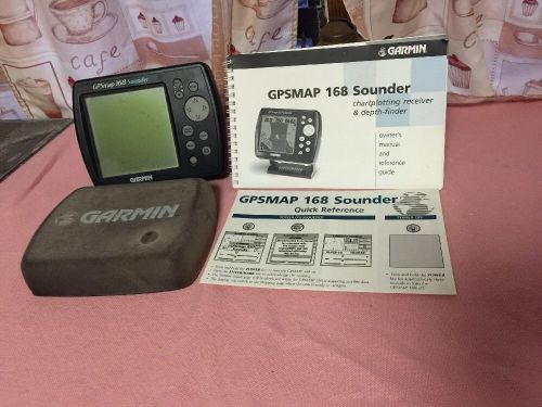 Gpsmap 168 sounder by harmon chart plotting receiver depth finder parts only