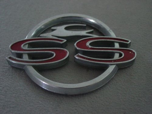 63 1963 chev chevy chevrolet impala ss console emblem &#034;ss&#034; original show quality