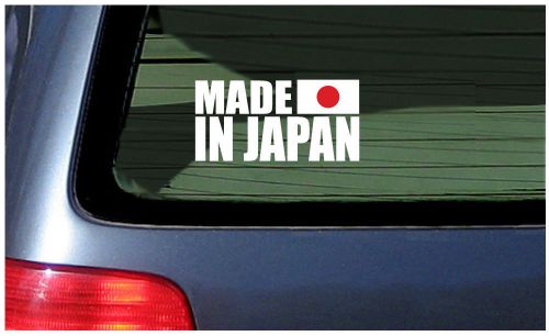 Made in japan sticker decal vinyl car window jdm