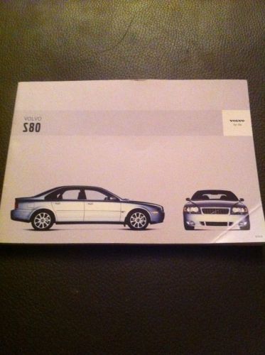 2003 volvo s80 owners manual