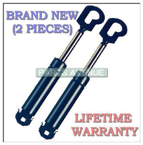 2 rear trunk lid lift supports shocks struts arms props rods damper no spoiler