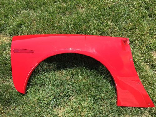 2005-2013 corvette c6 rh quarter panel rear fender coupe red