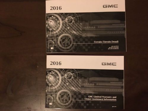 2016  gmc terrain owners manual