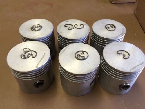 Nash 1941-1948 triplex flat head pistons 3 1/8 bore .040 tc-34