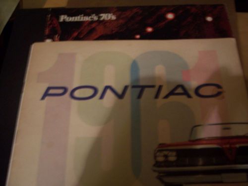 1961 pontiac   full line brochure