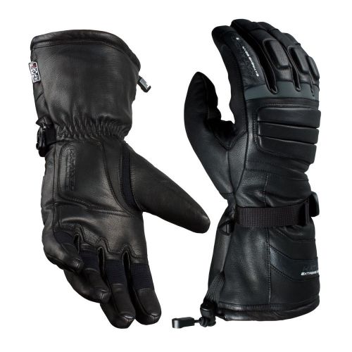 Katahdin apex leather winter gloves gray