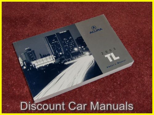 ★★ 2003 acura tl sedan owners manual l@@k 03!! ★★