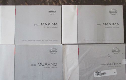 2010 nissan altima original oem factory owner owners manual l32-d