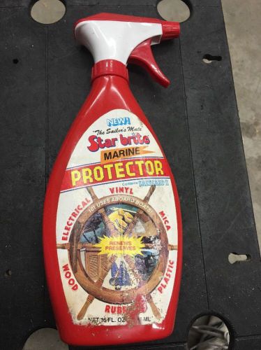 (6) star brite marine protector vinyl plastic wood rubber 16 fl oz  new old stoc