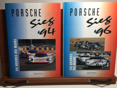 Porsche seig 24 hours of le mans 1994 and 1996 hardbound books by upietz