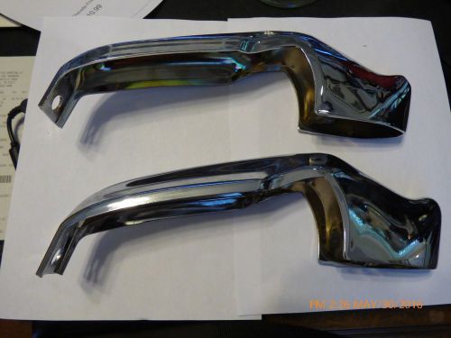 1966 chevelle front bumper guards nos mfg part #986623