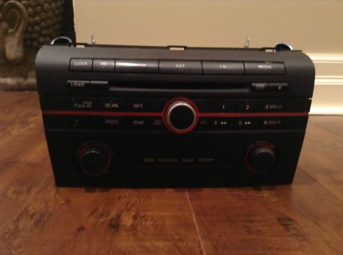 Mazda 3 am/fm radio cd stereo audio player p/n 14798188