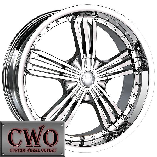 20 chrome mazzi sting rims 5x115/5x120 5 lug charger challenger 300 bmw cwo