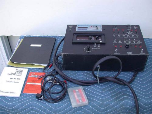 Simpson 710 frequency counter &amp; data precision 248 test meter + manual free ship