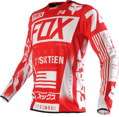 Fox racing flexair union jersey / red / large / s15756-003-l