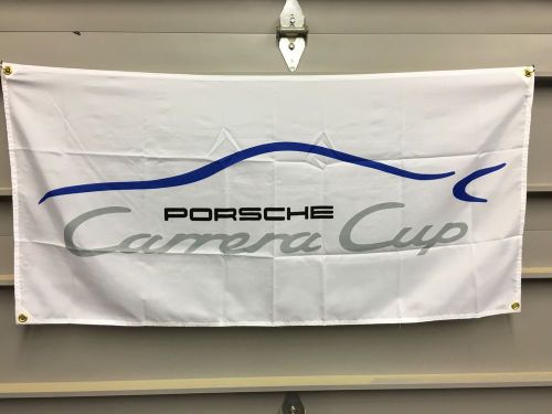 Porsche carrera cup banner flag - motorsport 911 912 356 944 dtm ruf gemballa