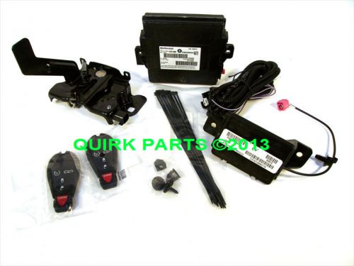 12-14 dodge dart remote start keyless entry kit with 2 key fobs oem new mopar