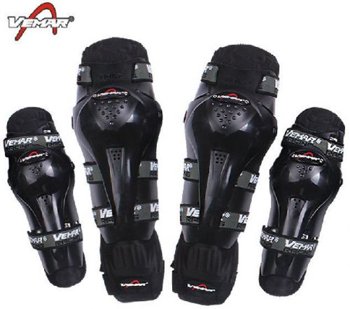 Pro motocross motorcycle racing elbow knee pads sets abs armor protective guard