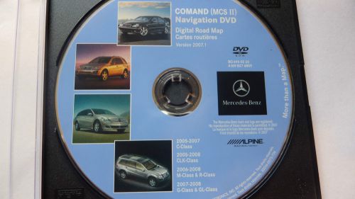 2005 2006 2007 2008 mercedes navigation dvd bq 646 02 26  c, clk, m, r, g, gl