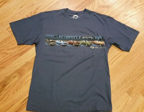 Road classics mustang tee shirt - original brand out of bounds sz m 100% cotton