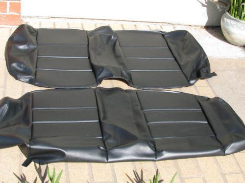 Bmw e30 m3 325i 318i 325is m3 rear seat kit m3 black beautiful kit german vinyl