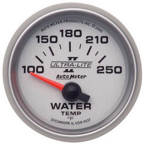 Auto meter 4937 ultra-lite ii; electric water temperature gauge