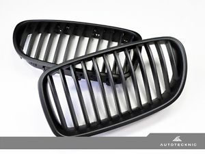 Full replacement matte black front grille - bmw f10 528i 535i 550i m5 xdrive
