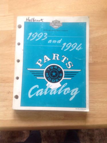 Harley davidson 1993 - 1994 part catolog \ fx/softtail service manual