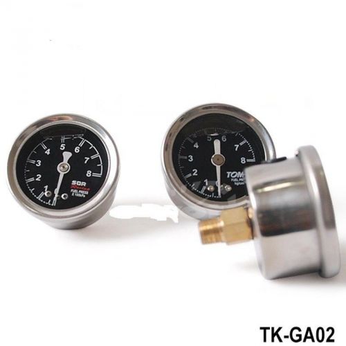 Sar universal jdm liquid filled fuel pressure gauge regulator r32 r33 r34 s15