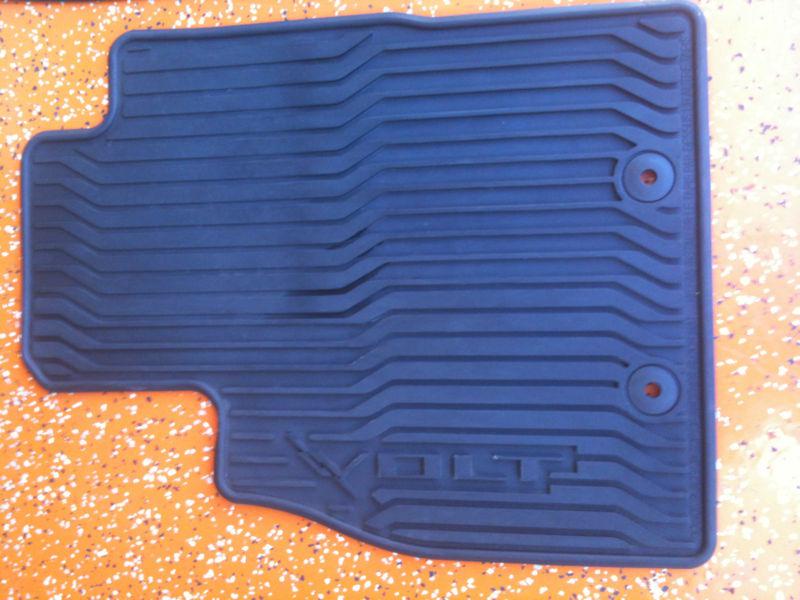 2011-2013 chevrolet volt premium all weather floor mats frt & rr by gm 