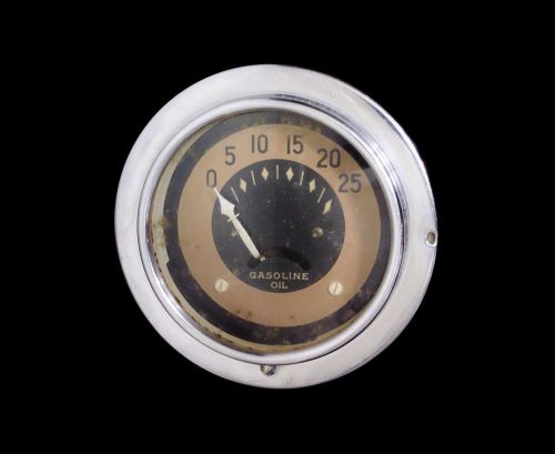 Vintage antique stewart warner packard gasoline oil gauge 1934 1935 1936 1933