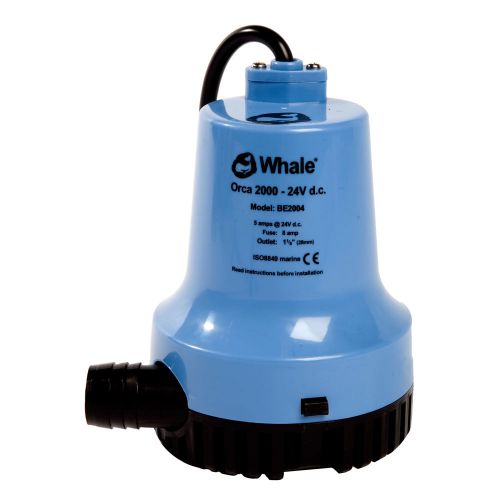 Whale orca 2000 gph submersible bilge pump 12v be2002