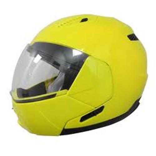 New afx motorcycle modular helmet fx140, high vis. yellow, large/lg