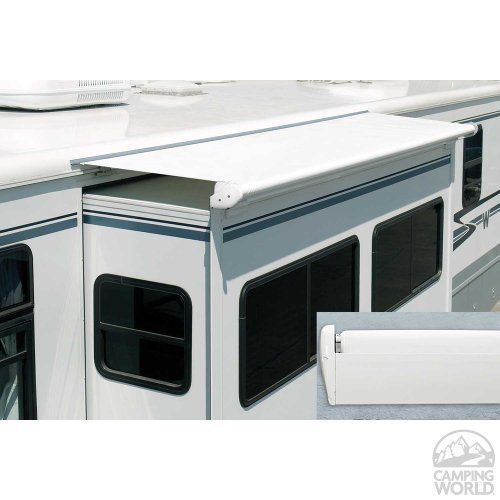 Carefree uq1730025 sideout kover iii  white  173&#034; slideout awning with deflector