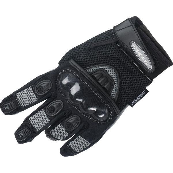 Black xxl agv sport mayhem textile glove