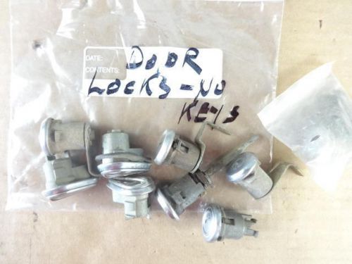 Lot of nine (9) vintage door locks - no keys - nos