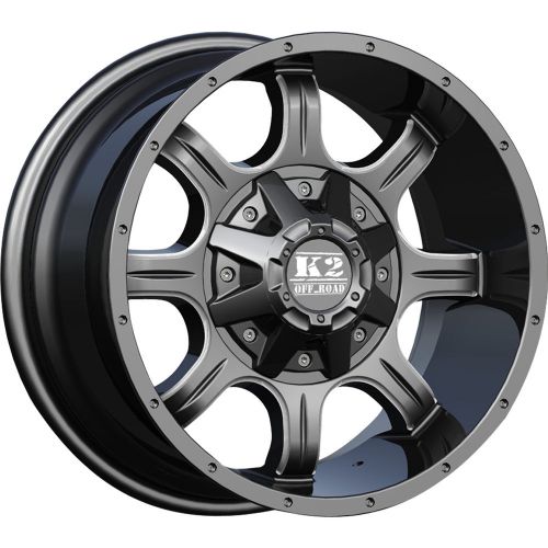 K2 offroad everest 20x9 6x135/6x139.7 (6x5.5) +0mm black wheels rims